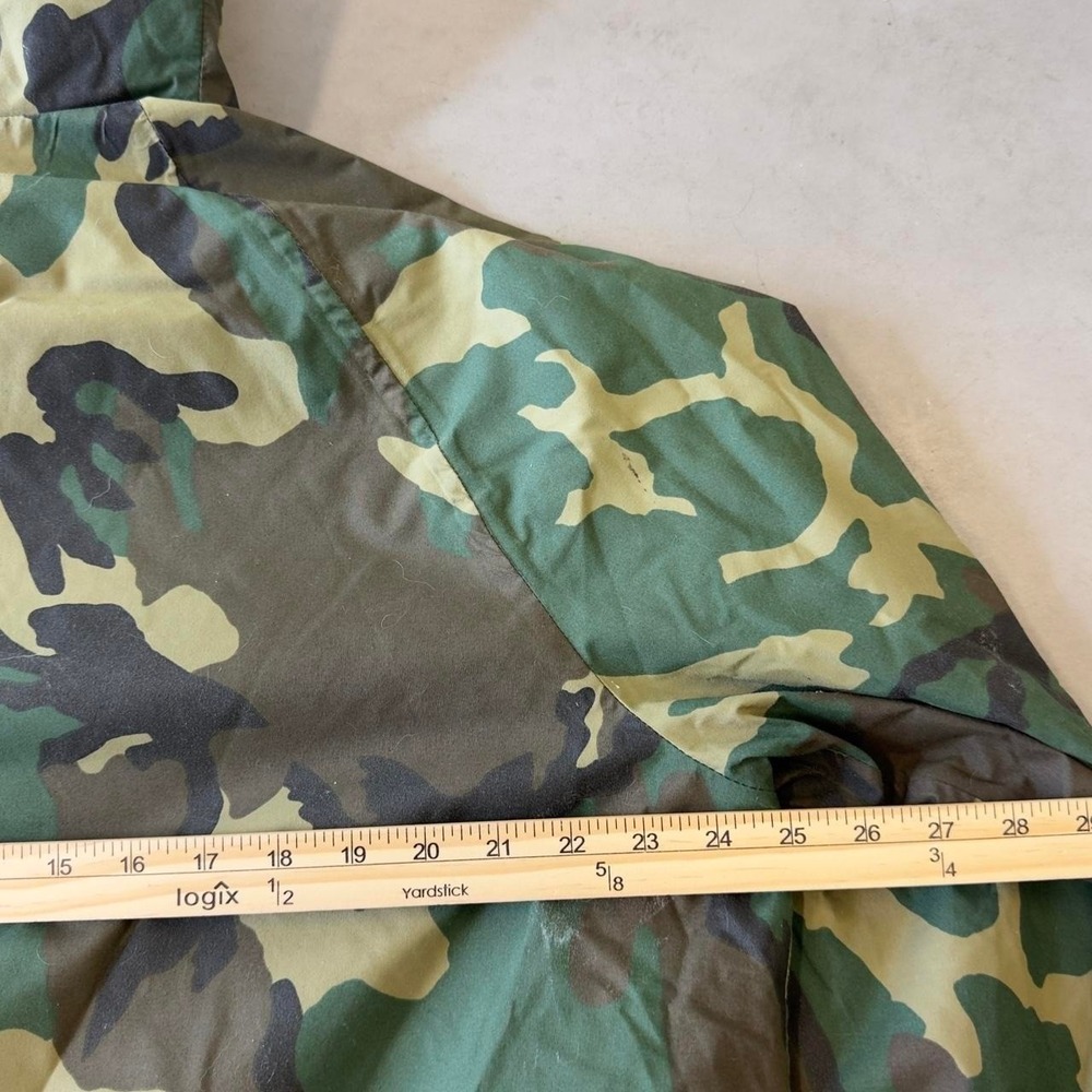 US Calvary Military Cold Weather Parka Gore-Tex Woodland Camouflage Parka Size L - Picture 5 of 7